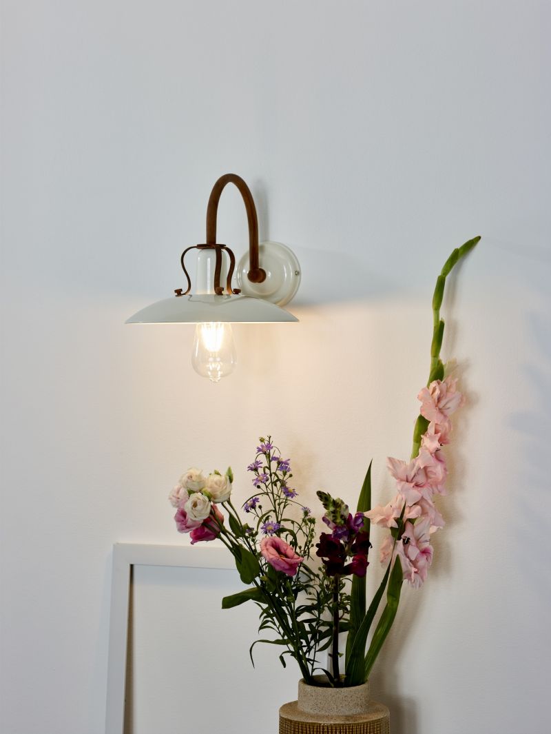 Lucide RÖMER - Nástenné svietidlo - 1xE27 - Krémové